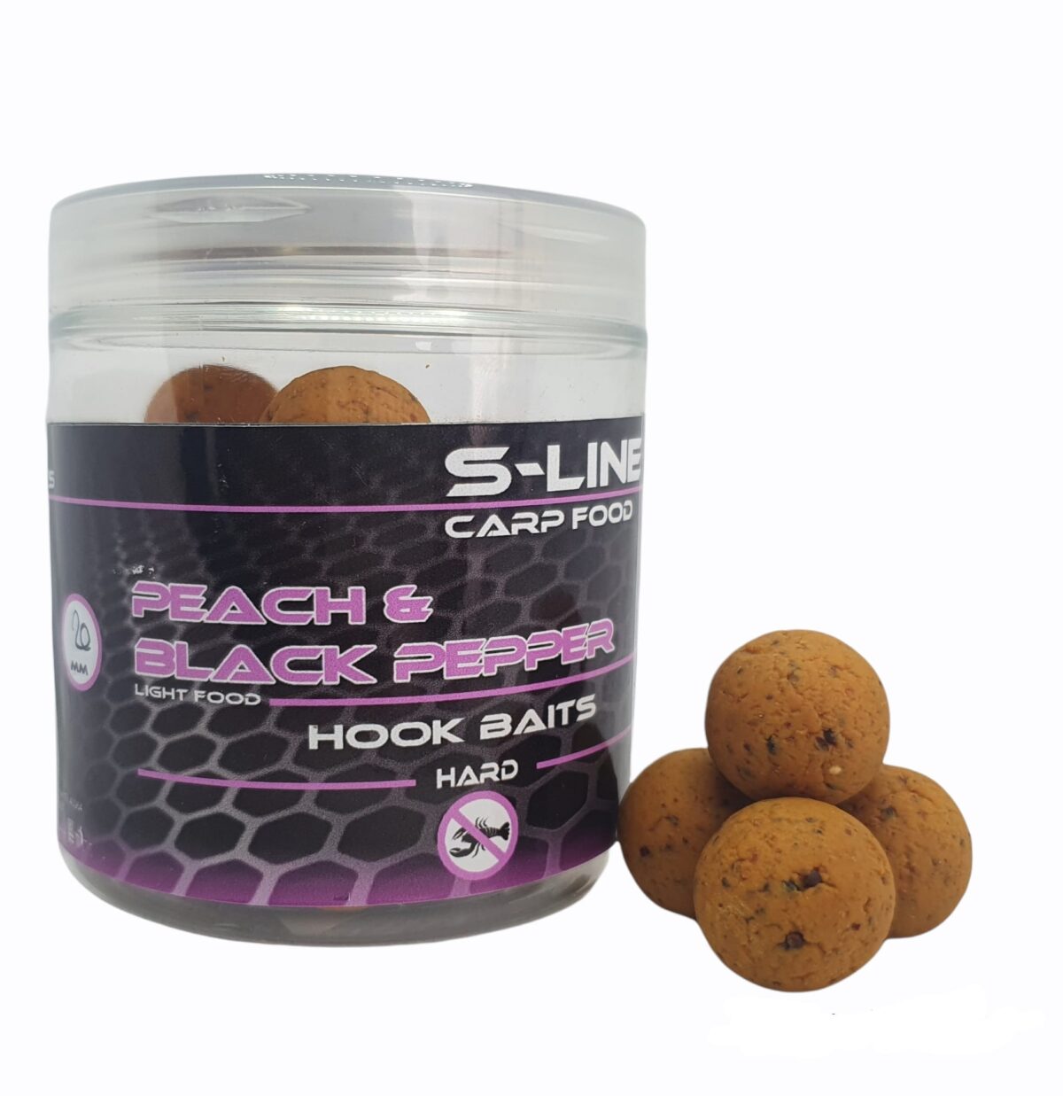 Hook Baits HARD PESCA E PEPE NERO - S-Line Carp Food