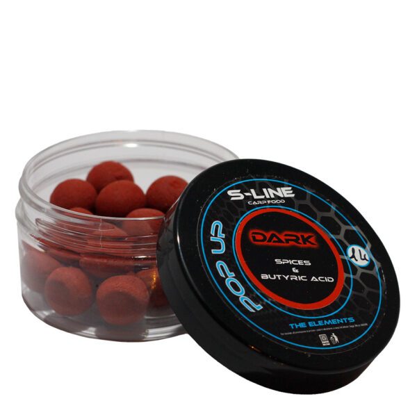 Pop Up Dark - The Elements - S-Line Carp Food