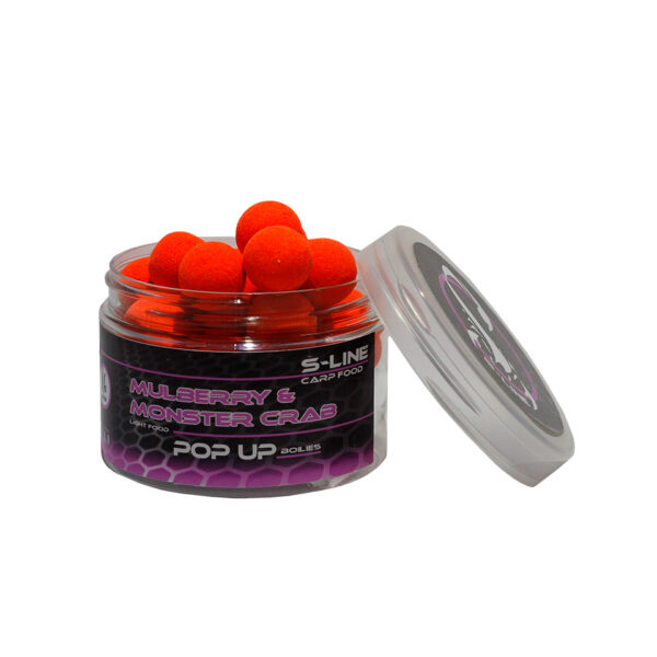 Pop Up MULBERRY e CRAB - Fish Protein - S-Line Carp Food